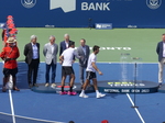 Marcelo AREVALO and Jean-Julien ROJER shaking hands