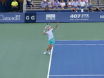 Jannik SINNER, serving on Centre Court National Bank Open presented by Rogers on August 13