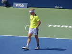 Alejandro DAVIDOVICH FOKINA (ESP) on Centre Court in semifinal match 12 August 2023 