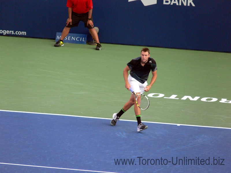 Jack Sock (USA) on Stadium Court August 6, 2014 Rogers Cup Toronto