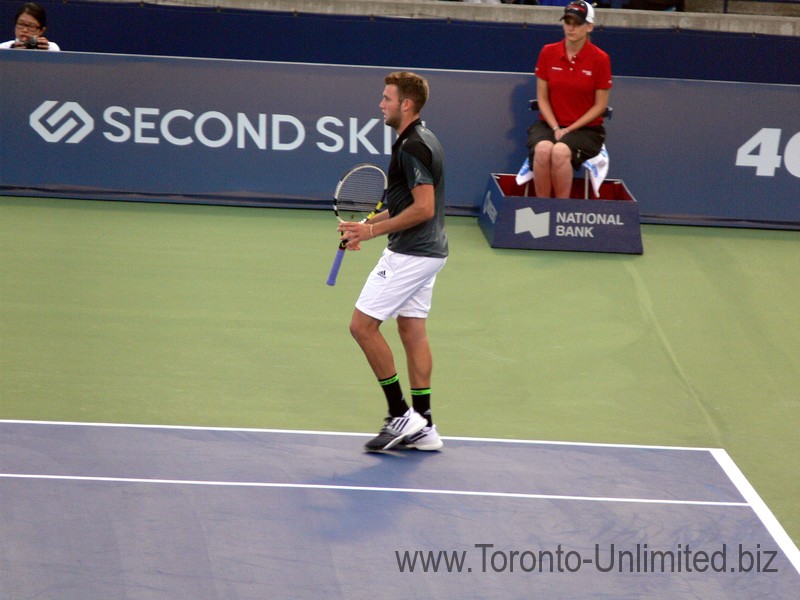 Jack Sock (USA) on Stadium Court August 6, 2014 Rogers Cup Toronto