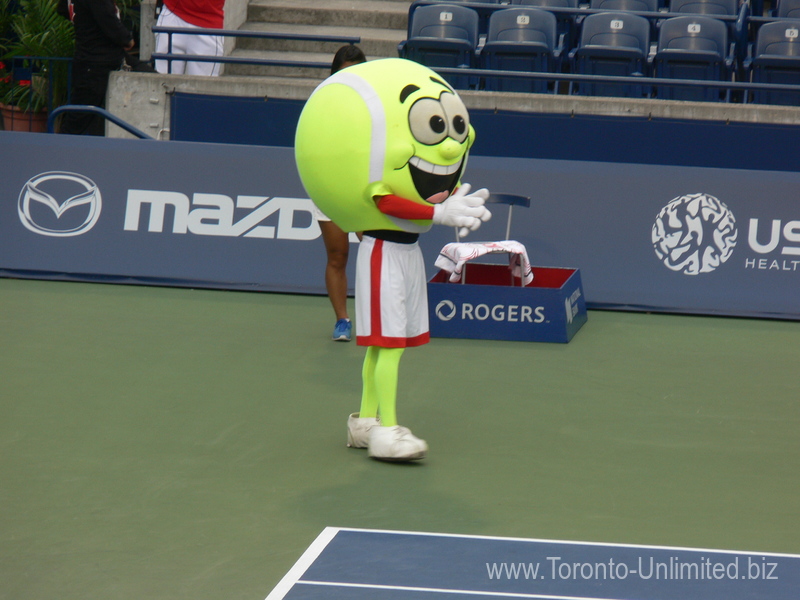 Tennis Ball a Mascot for Rogers Cup Toronto