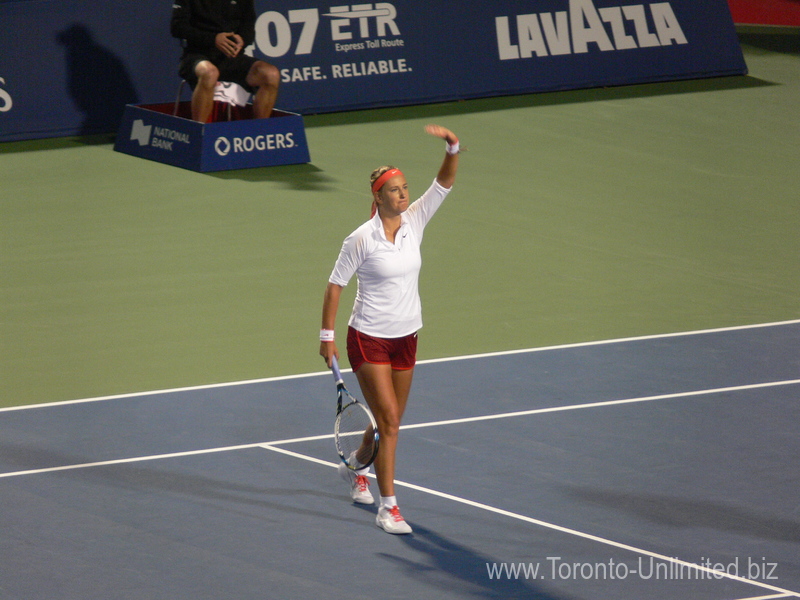Victoria Azarenka just won over Petra Kvitova 12 August 2015 Rogers Cup Toronto