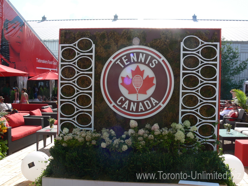 Tennis Canada lounge in Tennis Village Rogers Cup 2015!