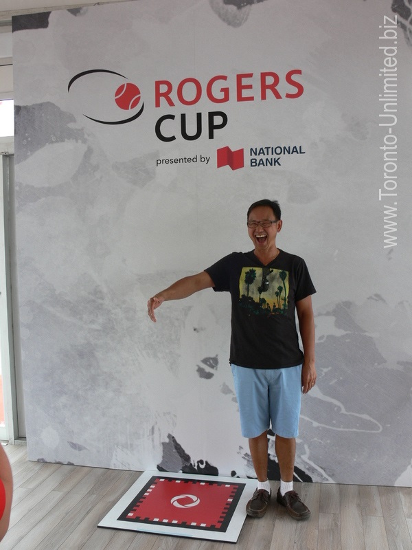 Virtual photography for tennis enthusiasts in Tenis Village Rogers Cup 2015 Toronto