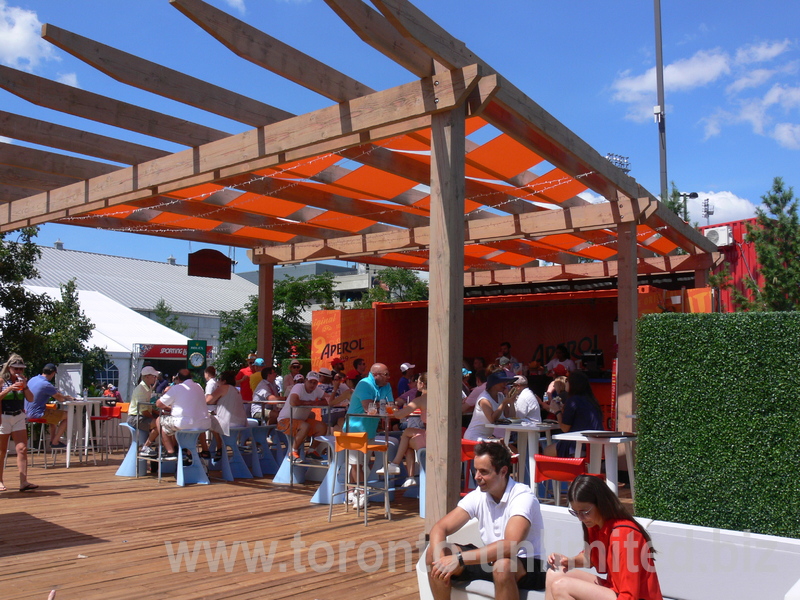 Aperol Patio at Rogers Cup 2017 Toronto.