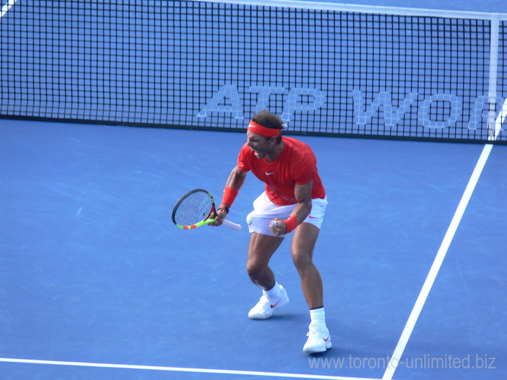 Rafael Nadal has just won the Singles Final Rogers Cup August 12, 2018 Toronto