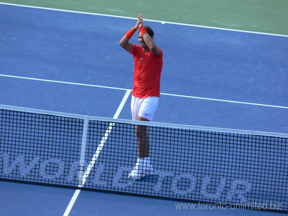 Jubilant Rafael Nadal Champion of Rogers Cup 2018 Toronto