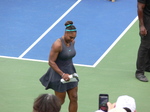 Serena Williams is on the way to the dressing room, August 11, 2019 Rogers Cup 