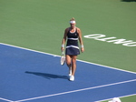 Kiki Bertens walking on Centre Court August 6, 2019 Rogers Cup in Toronto