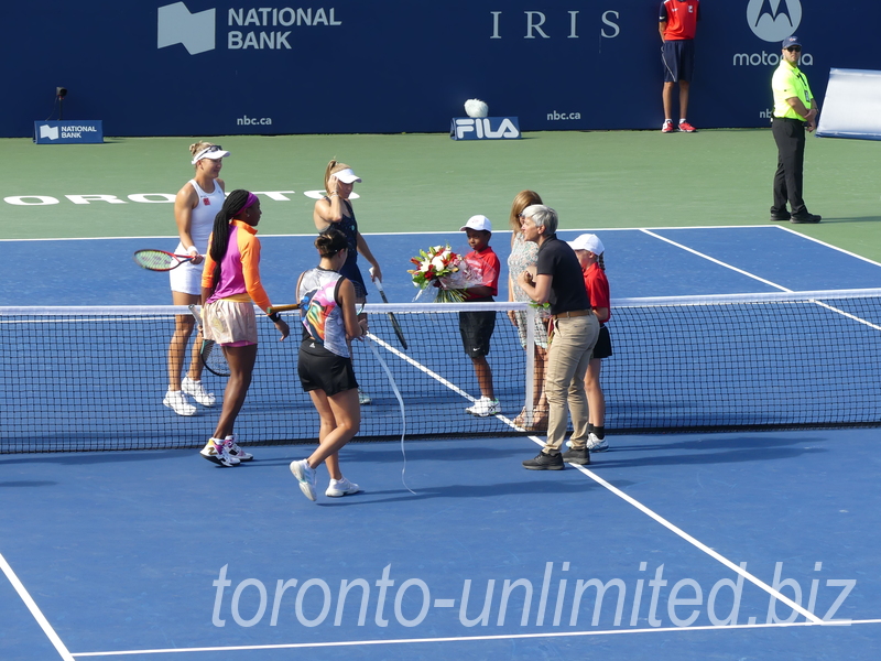 National Bank Open 2022 Toronto - Doubles Final - Coin Toss  