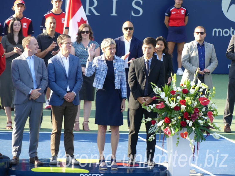 National Bank Open 2022 Toronto - Doubles Final - Closing Ceremony 