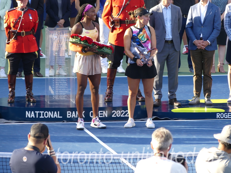 National Bank Open 2022 Toronto - Doubles Final - Closing Ceremony