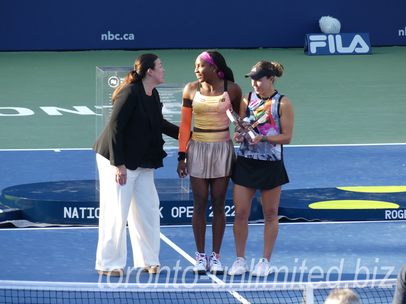 National Bank Open 2022 Toronto - Doubles Final - Closing Ceremony