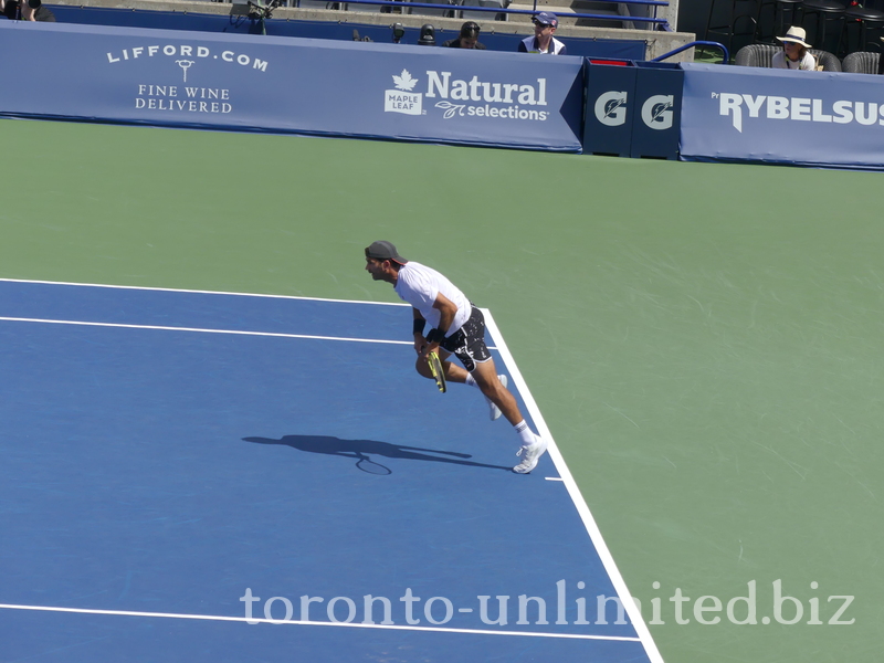 Joe SALISBURY (GBR) in action during Doubles Final Cham pionship match August 13 2023