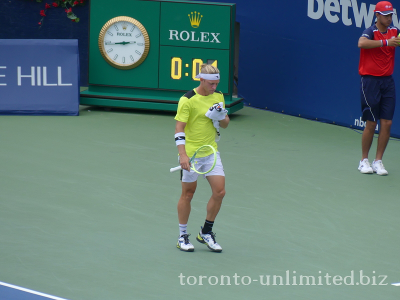 Alejandro DAVIDOVICH FOKINA (ESP) on Centre Court 11 August 2023 National Bank Open