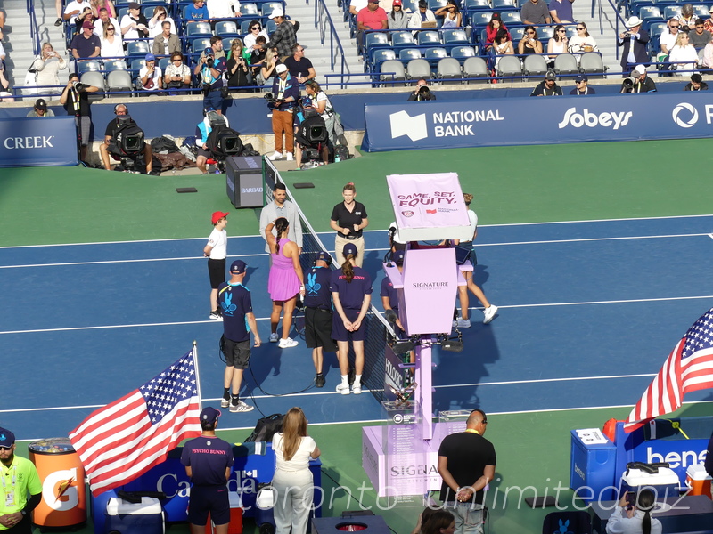 National Bank Open Toronto Finals Coin Toss August 12, 2024 