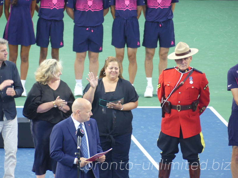 And our Committee Volunteer head of the year for outside stadium court Lisa Mary Peluso