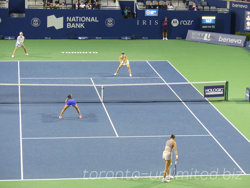 [1] Gabriela Dabrowski (CDN), Erin Routliffe (NZL) Vs. [3] Caroline Dolehide (USA), Desirae Krawczyk (USA)