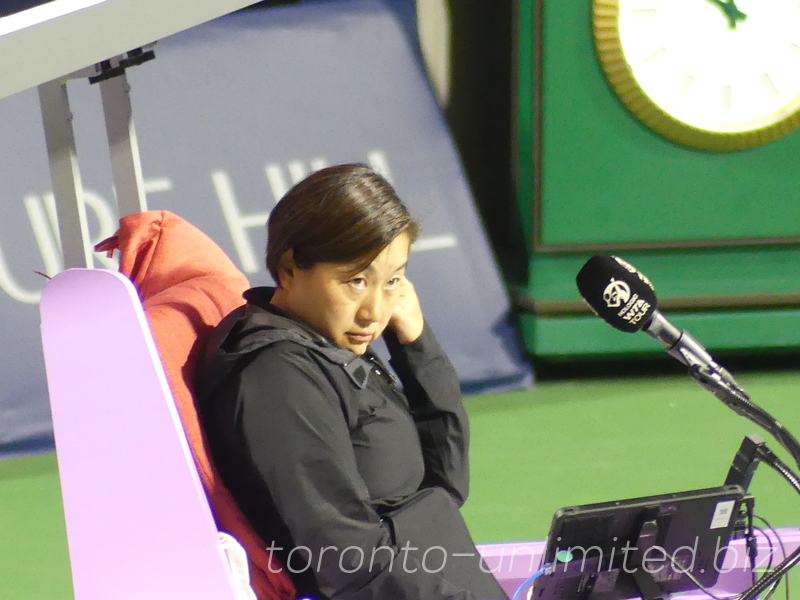 Chair Umpire Juan Jennifer Zhang National Bank Open Toronto Doubles Final August 12, 2024