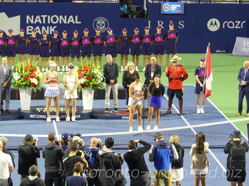 National Bank Open Toronto Doubles Final Closing Ceremony August 12, 2024