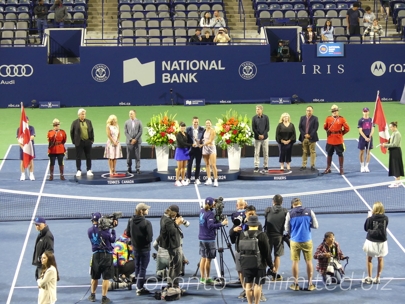 National Bank Open Toronto Doubles Final Closing Ceremony August 12, 2024