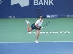 National Bank Open Toronto Singles Final August 12, 2024 - Amanda finished the serve