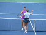 National Bank Open Toronto Finals August 12, 2024 - Match is over and time to shake hands