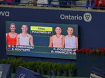 Scoreboard announcing